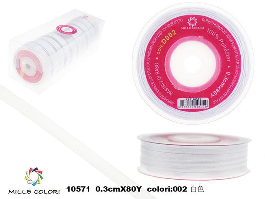 NASTRO DI RASO - BIANCO