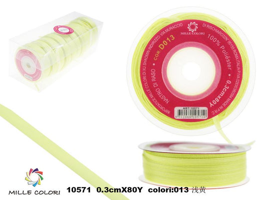 NASTRO DI RASO - GIALLO PASTELLO