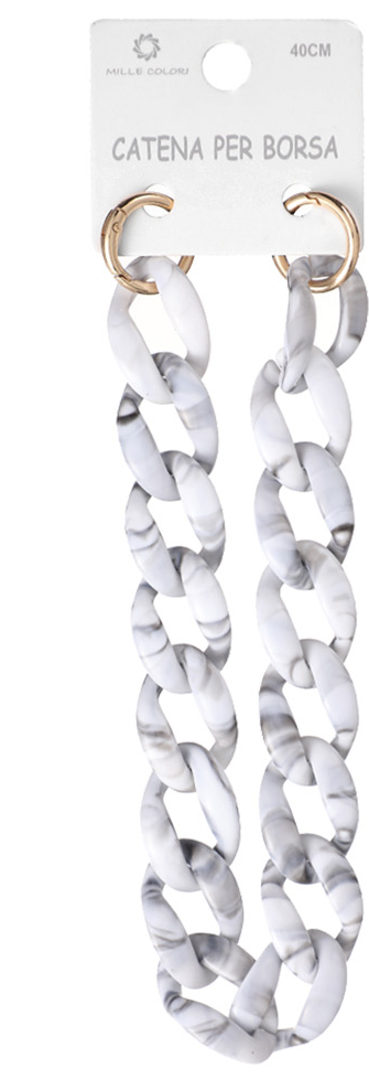 Catena per Borsa Maglie Ovali Effetto Marmo – 40CM