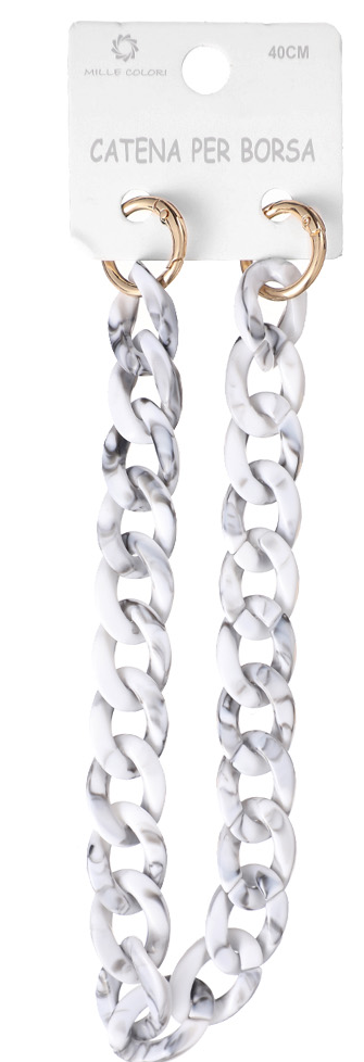 Catena per Borsa Maglia Tonda Bold effetto Marmorizzato – 40CM