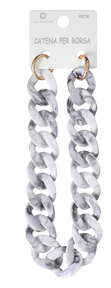 Catena per Borsa Maglia Grandi Effetto Marmo – 40CM