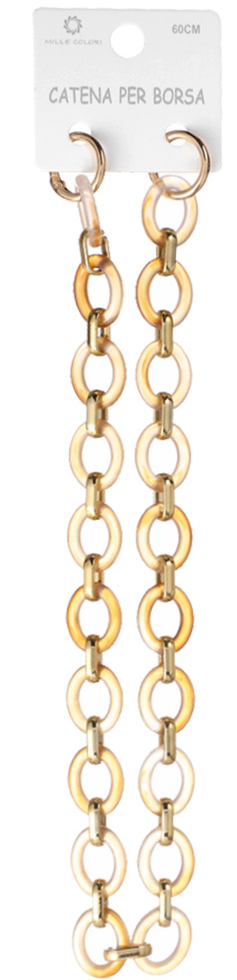 Catena per Borsa Catena Rotonda Resina - 60CM