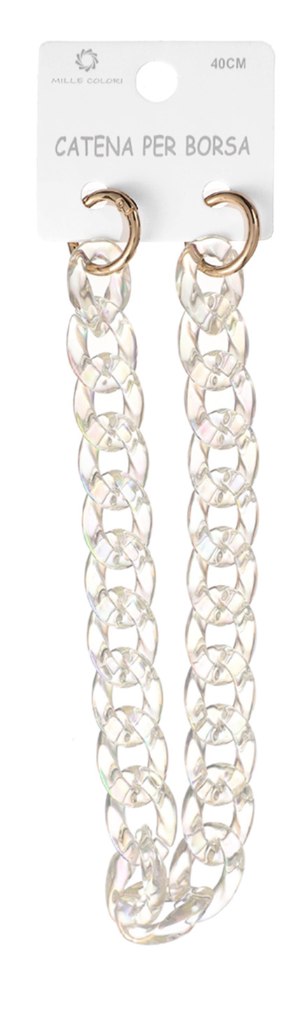 Catena per Borsa Maglie Ovali Effetto Tartaruga – 40CM