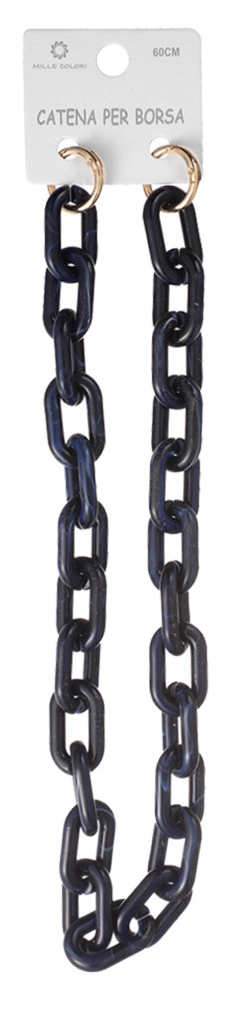 Catena Acrilica Marmorizzata Maglia Ovale - 60CM