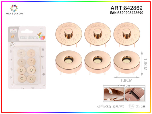 BOTTONI MAGNETICI 1.8CM 4PZ