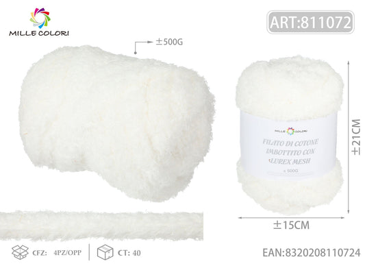 Bianco – Filato Marshmallow Teddy 500 g – Tutti i Colori – Immagine 1 di 1