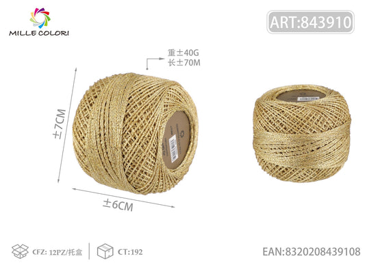 Oro – Filo Lurex Sottile 40 g – Tutti i Colori – Immagine 1 di 1