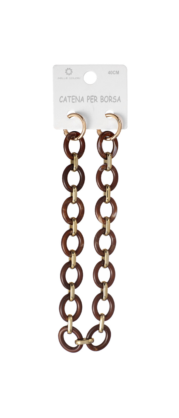 Catena per Borsa Elegante in Acrilico e Metallo – 40cm