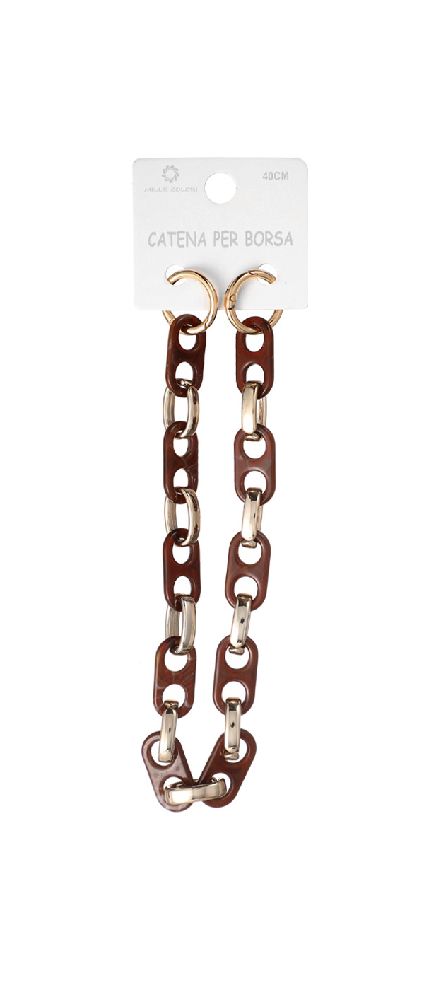 Catena per Borsa Elegante in Acrilico e Metallo – 40cm