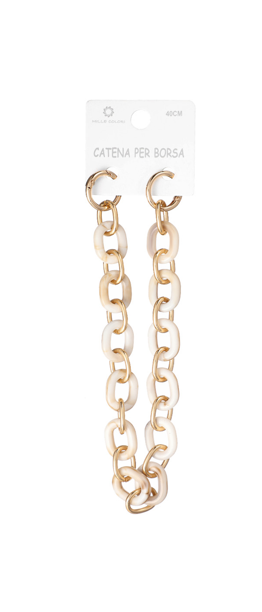 Catena per Borsa a Maglie Rettangolari - 40CM