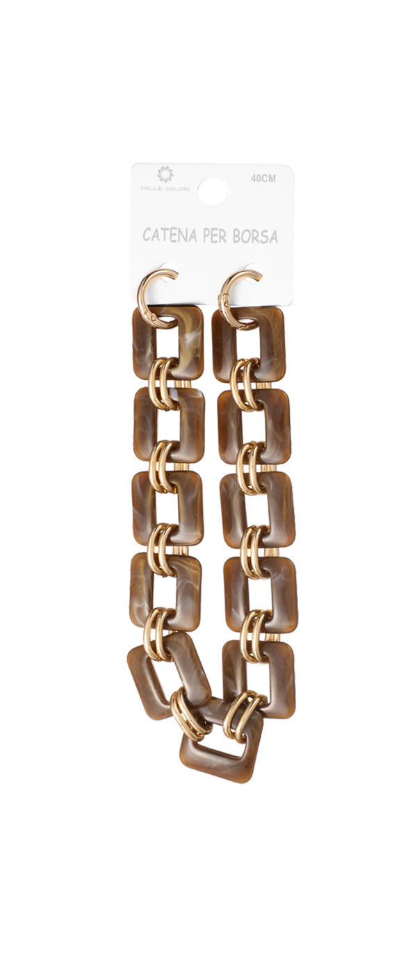 Catena per Borsa a Maglie Quadrate – 40CM