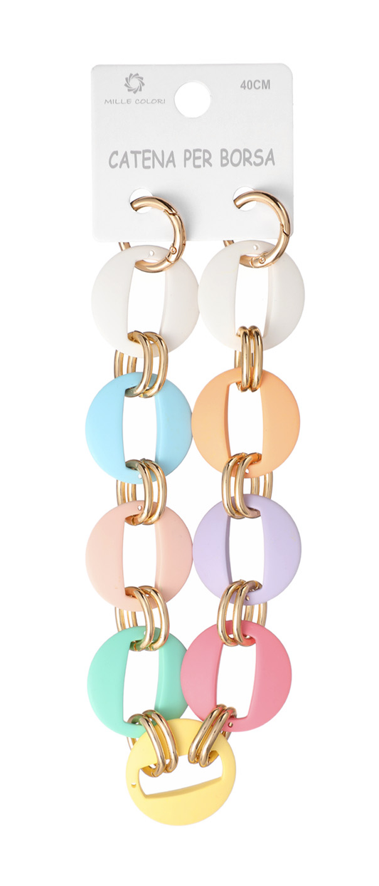 Catena per Borsa in Resina Pastello – 40CM