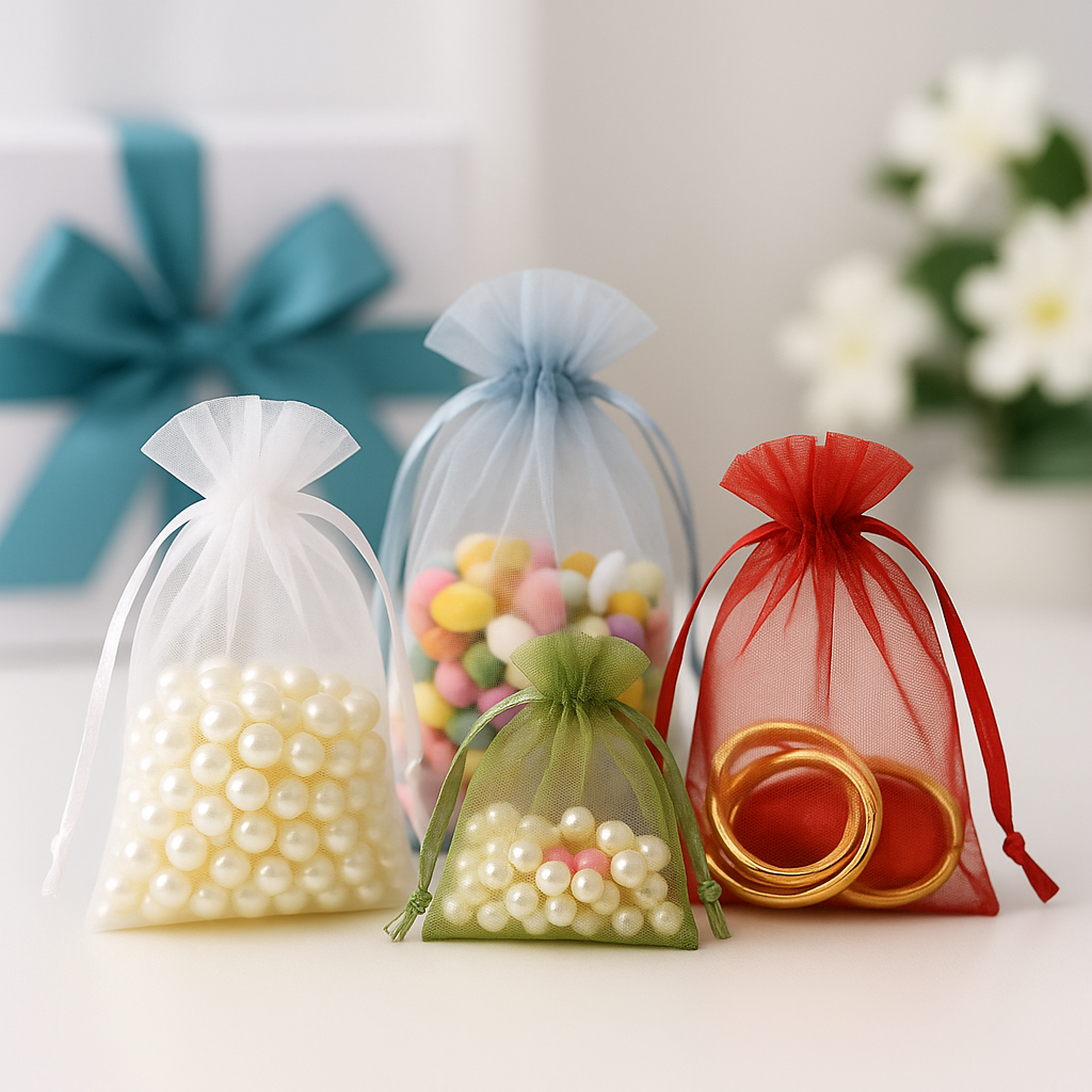 SACCHETTI IN ORGANZA -MILLE COLORI