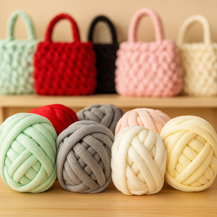 FILATO DI COTONE IMBOTTITO-MILLE COLORI