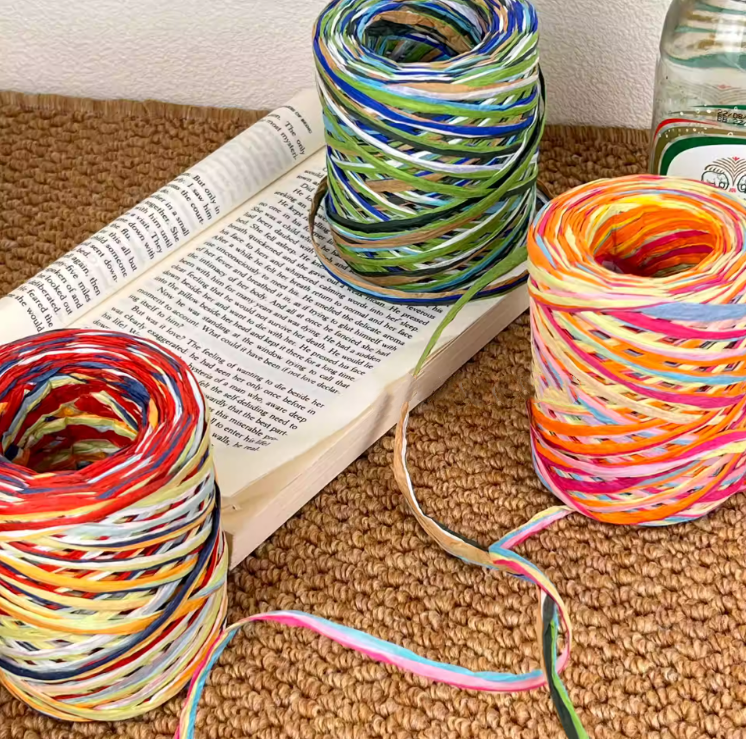 GOMITOLO DI RAFIA -MILLE COLORI - WE MAKE DIY -MILLE COLORI