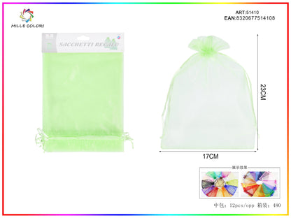 Sacchetti in organza 17cm*23cm 4pz