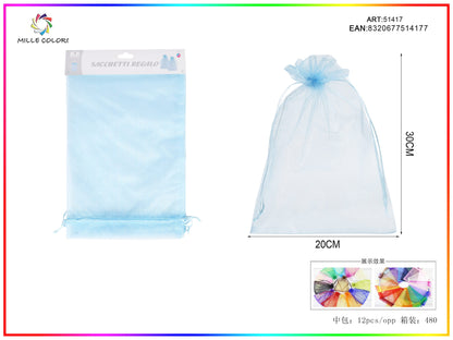 Sacchetti in organza 20cm*30cm 3pz