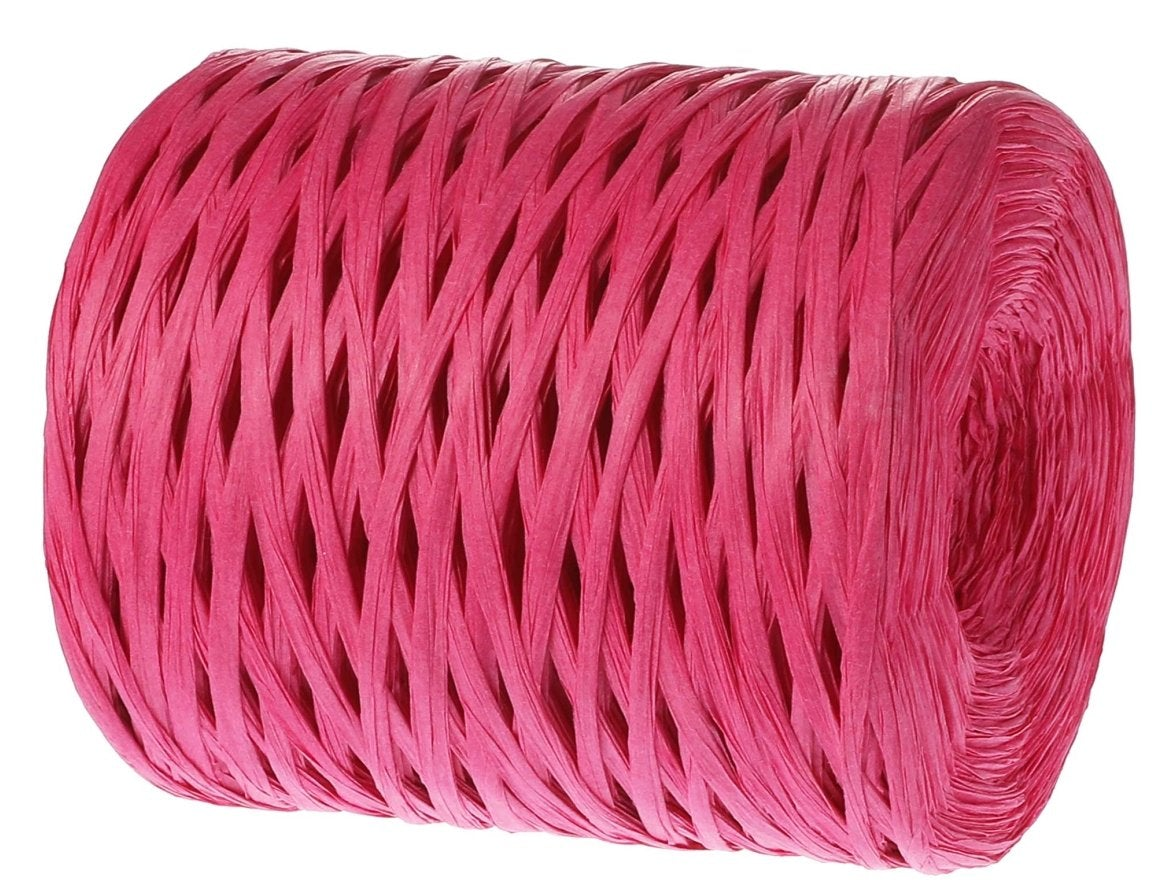 Merchant – fucsia – Gomitolo di Rafia 200 g/250 m – Tutti i Colori – Foto prodotto