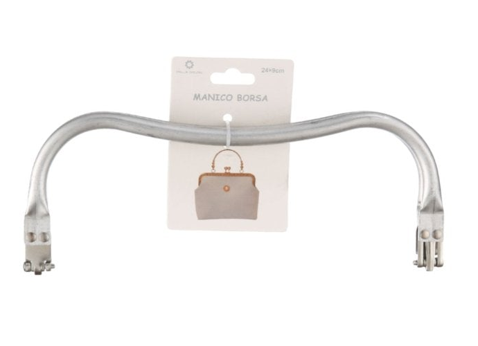 Chiusura a Molla per Borsa Clutch in Metallo con Manico 24×9 cm – Mille Colori