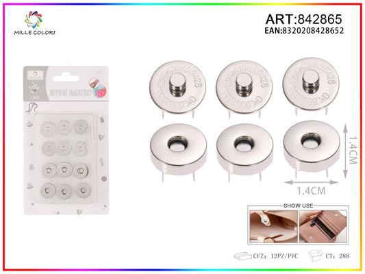 BOTTONI MAGNETICI 1.4CM 6PZ