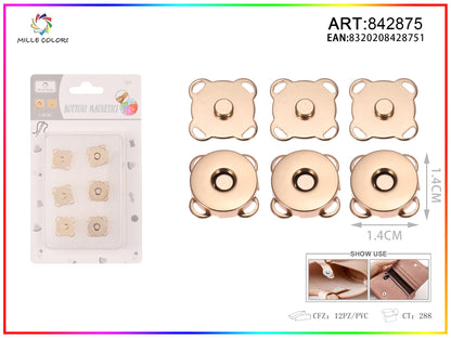 BOTTONI MAGNETICI MARGHERITA 1.4CM 3PZ