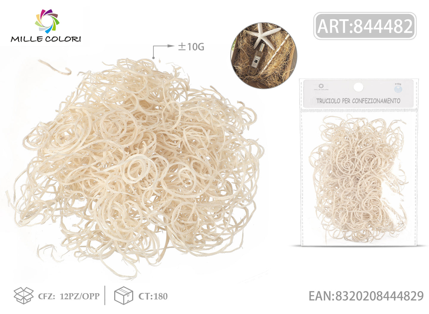 TRUCIOLI LEGNO 10G BIANCO