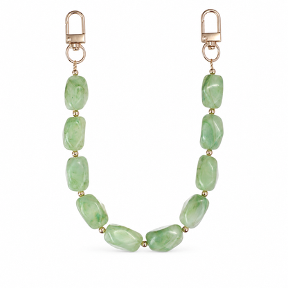 Manico Verde Menta con Elementi Rettangolari – 32 cm | SKU 845722 | Immagine 1 di 3 | Prodotto su sfondo bianco