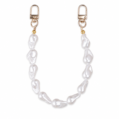 Manico Perla Bianca con Maglie Irregolari – 32 cm | SKU 845735 | Immagine 1 di 3 | Prodotto su sfondo bianco