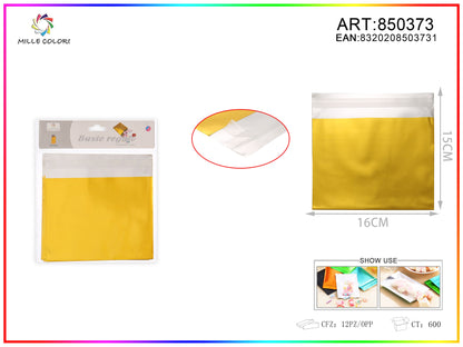 BUSTA REGALO METALLIZZATA LUCIDO ORO