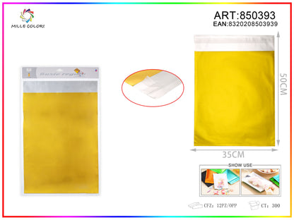 BUSTA REGALO METALLIZZATA LUCIDO ORO