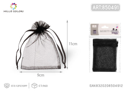 Sacchetti in organza 9cm*11cm 6pz