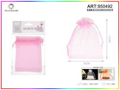 Sacchetti in organza 9cm*11cm 6pz