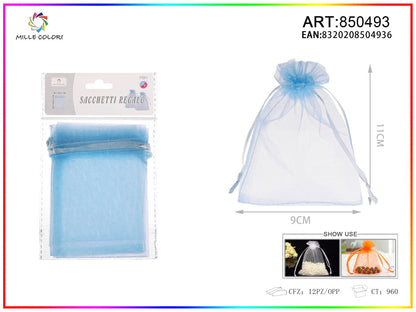 Sacchetti in organza 9cm*11cm 6pz