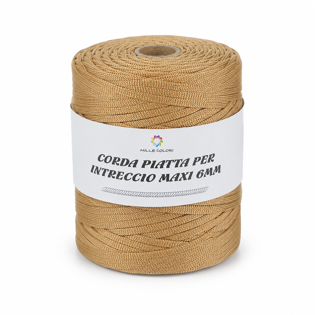 ORO ANTICO – Corda Piatta 6 mm 500 g – Tutti i Colori – Immagine 1 di 3