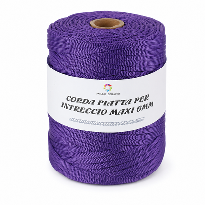 VIOLA – Corda Piatta 6 mm 500 g – Tutti i Colori – Immagine 1 di 3