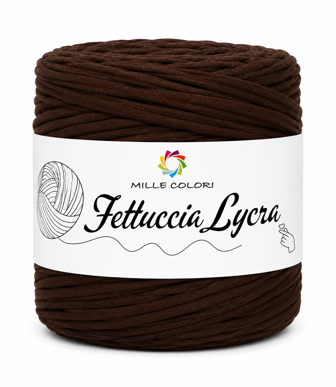 Marrone scuro – Fettuccia T-shirt 350 g – Tutti i Colori – Immagine 4 di 4