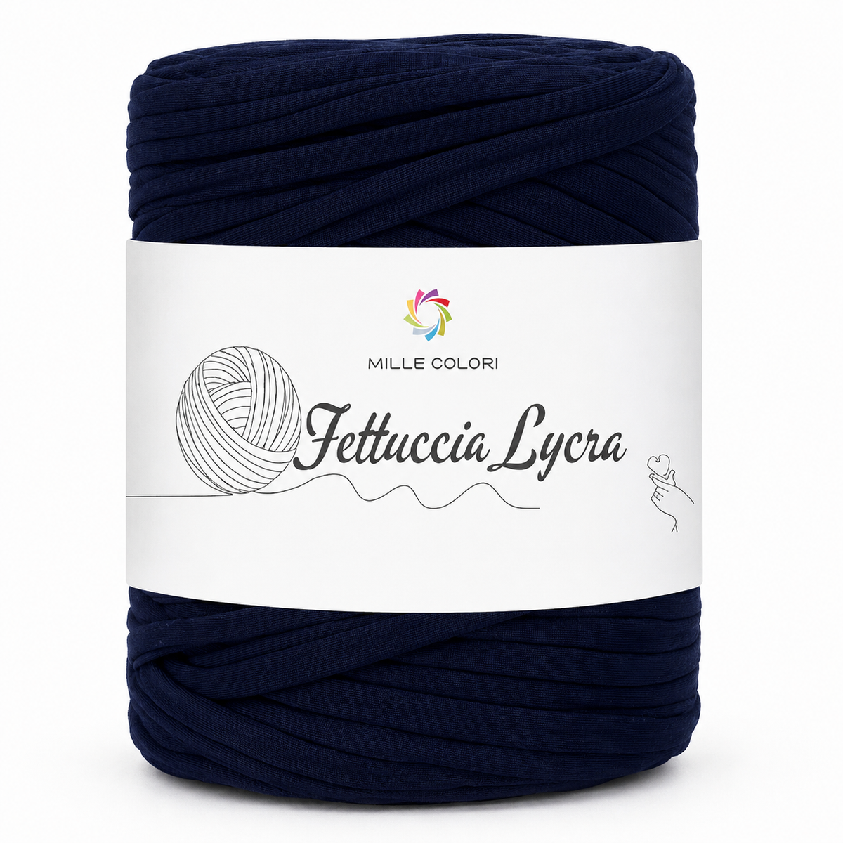 Blu navy – Fettuccia T-shirt 650 g – Tutti i Colori – Immagine 1 di 4