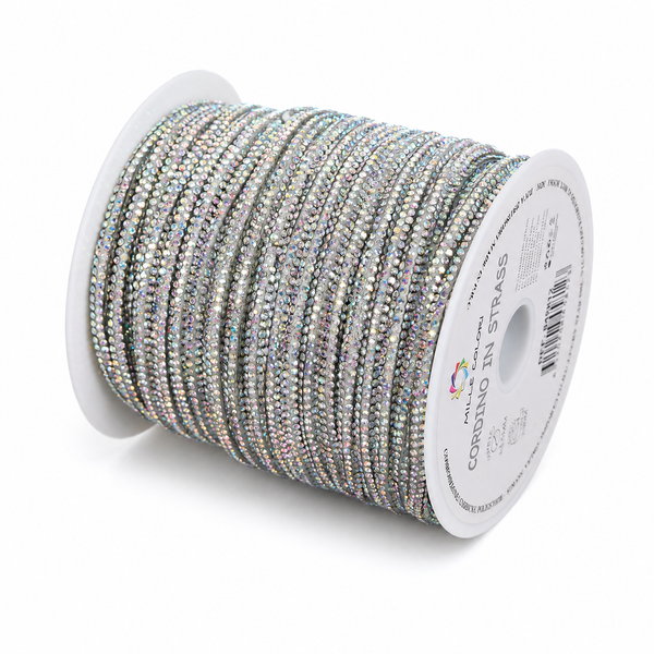 Crystal AB – Cordino Strass 6 mm/30 m – Tutti i Colori – Immagine 2 di 4
