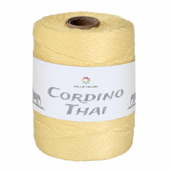 Cordino Thai 3mm 300m 400g per borse e intreccio - Beige