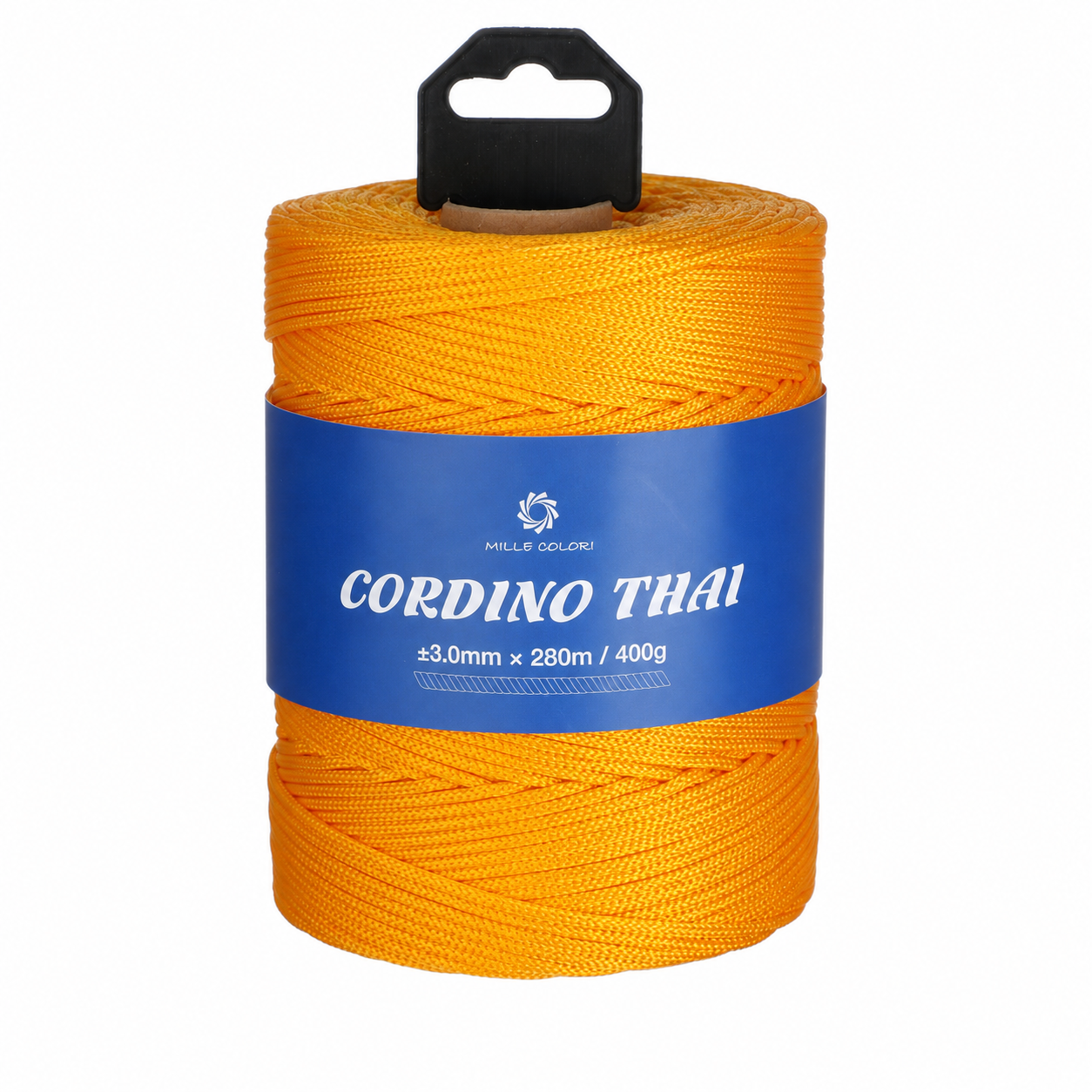 Cordino Thai 3mm 300m 400g per borse e intreccio -giallo