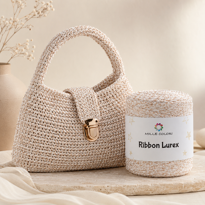 Bianco Rame – Ribbon Lurex 250 g – Tutti i Colori – Immagine 3 di 3
