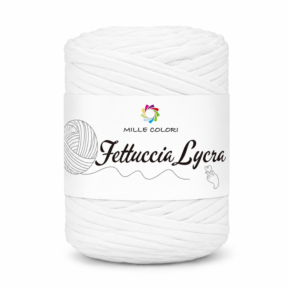 Bianco – Fettuccia T-shirt 650 g – Tutti i Colori – Immagine 2 di 4