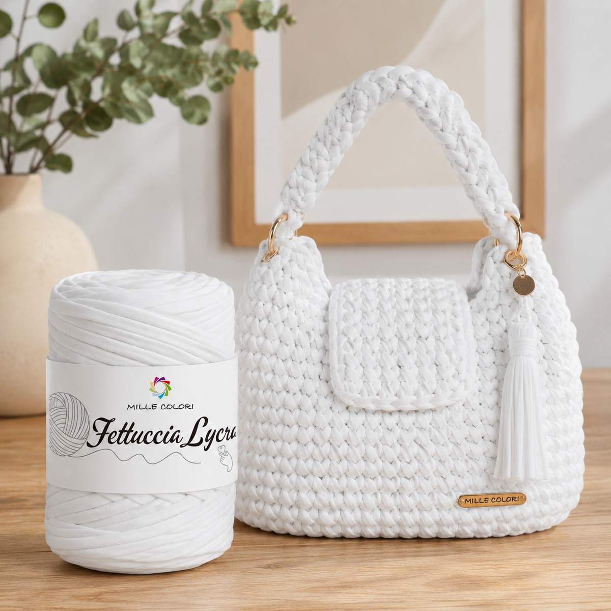 Bianco – Fettuccia T-shirt 650 g – Tutti i Colori – Immagine 4 di 4