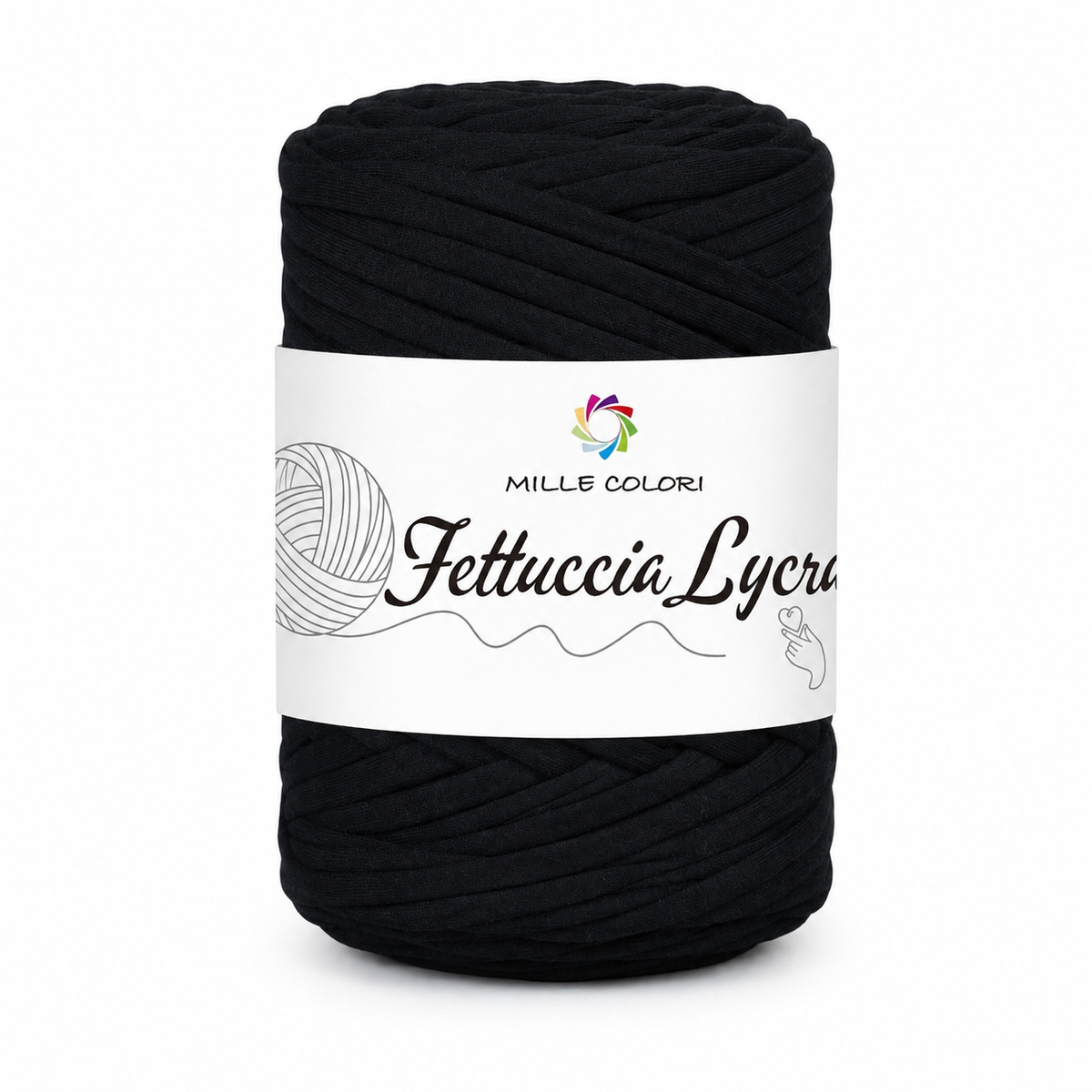 Nero – Fettuccia T-shirt 650 g – Tutti i Colori – Immagine 2 di 4