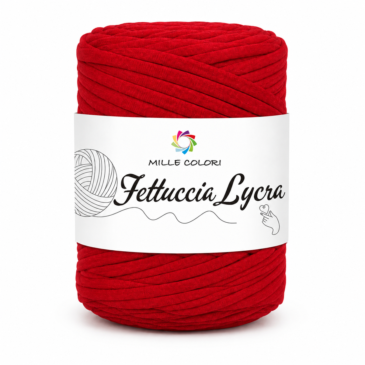 Rosso – Fettuccia T-shirt 650 g – Tutti i Colori – Immagine 2 di 4