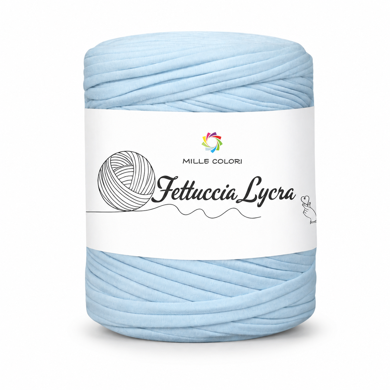 Fettuccia T-shirt 350g per borse Azzuro