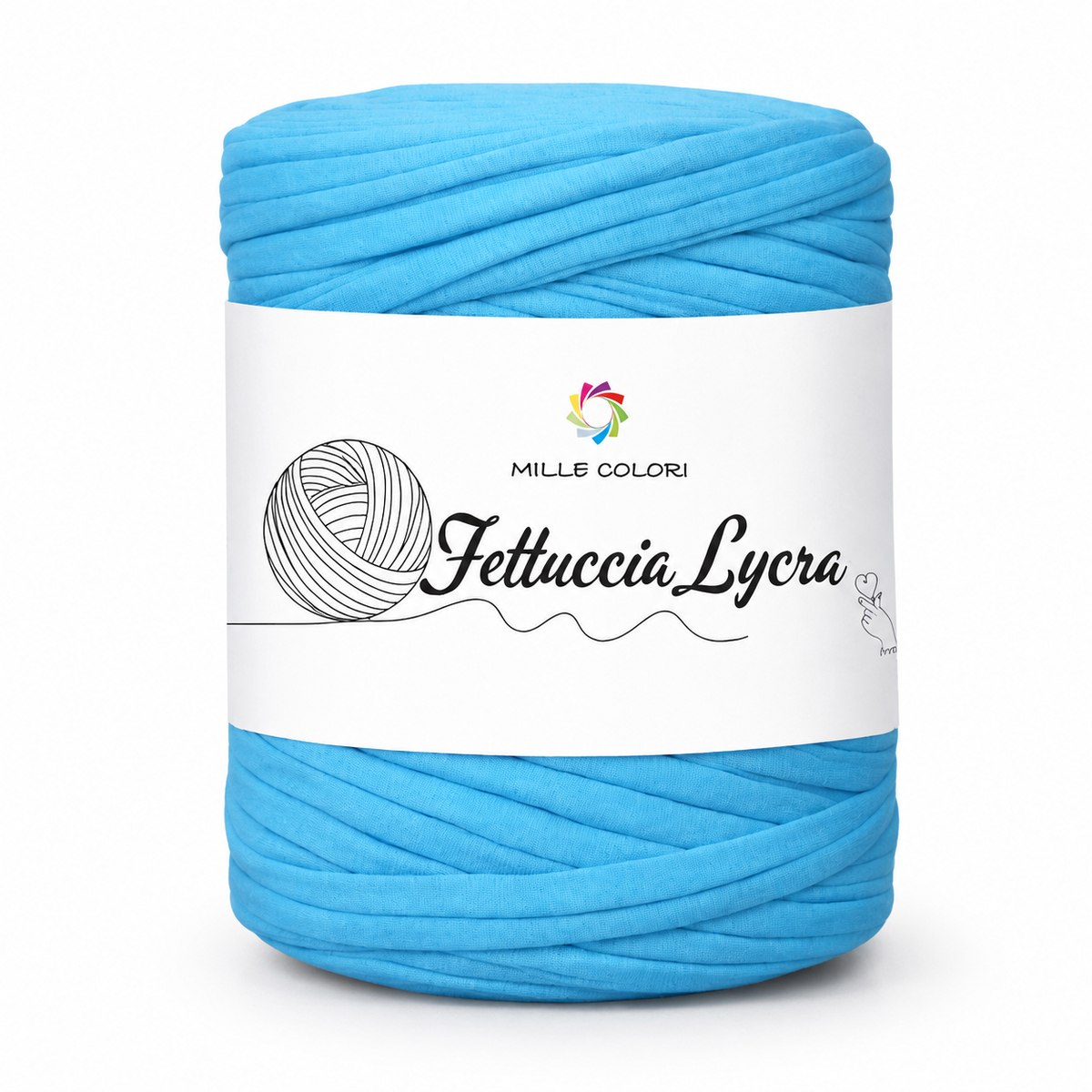 Fettuccia T-shirt 350g per borse Blu