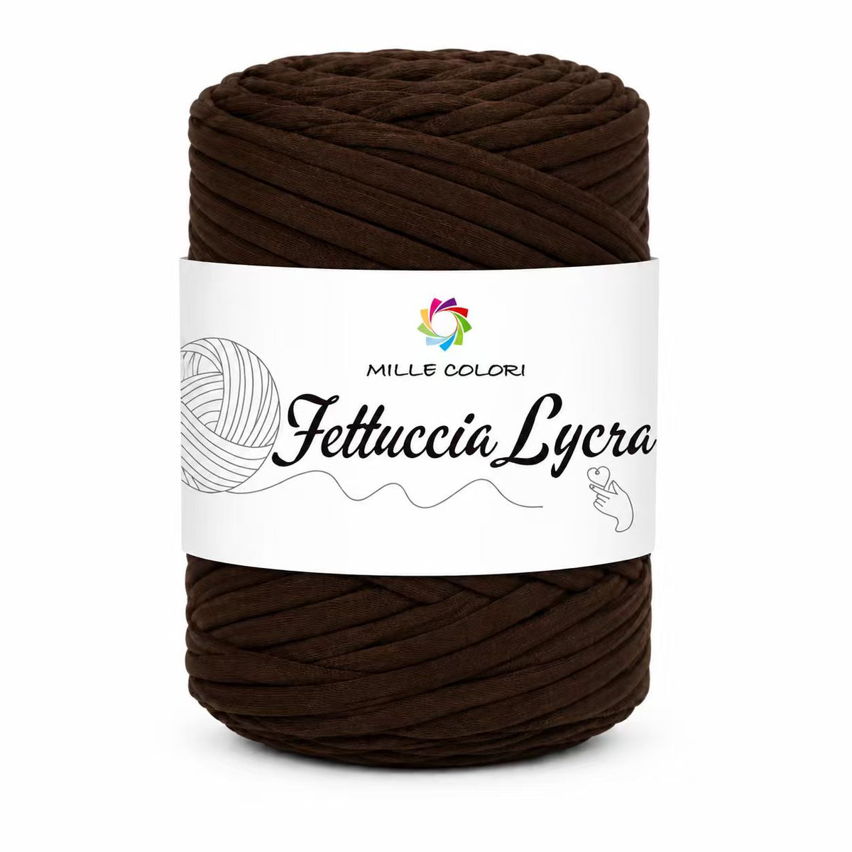 Marrone scuro – Fettuccia T-shirt 350 g – Tutti i Colori – Immagine 1 di 4