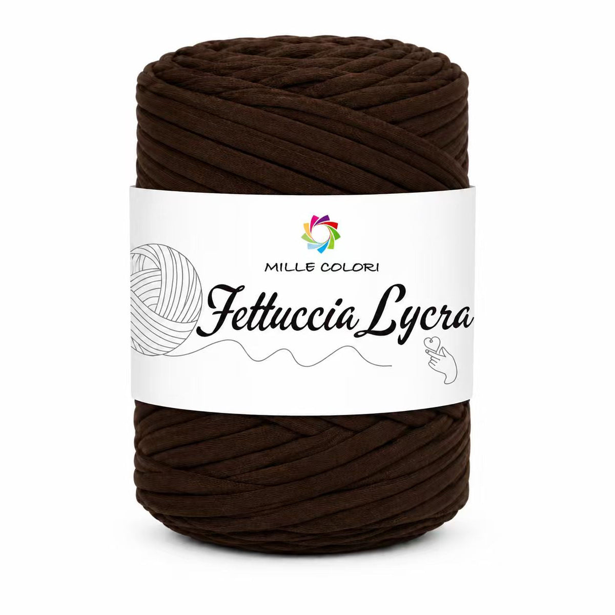 Marrone scuro – Fettuccia T-shirt 650 g – Tutti i Colori – Immagine 2 di 4