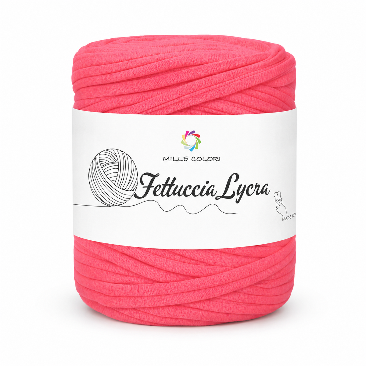 Fettuccia T-shirt 350g per borse Rosa